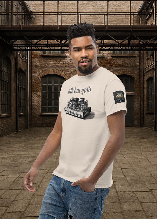 ausgefallenes T-shirt old but gold Röhrenverstärker Mein Shop