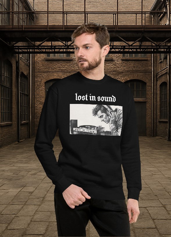 ausgefallener Pullover lost in sound prestigewavewear