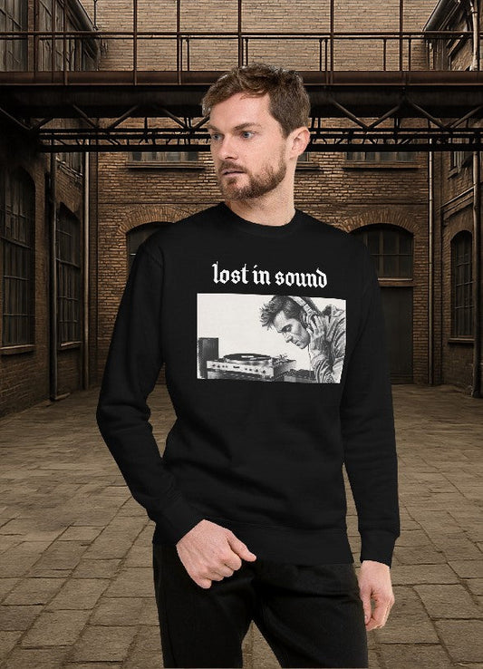 ausgefallener Pullover lost in sound prestigewavewear